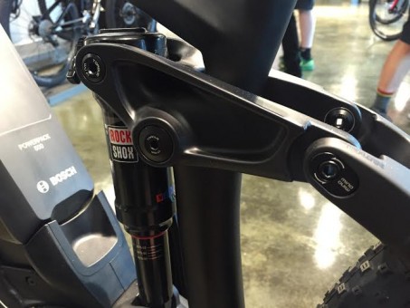 Trek's Evo link makes sure that the FS 9 can handle all terrain 